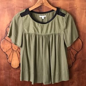 Olive Green Top